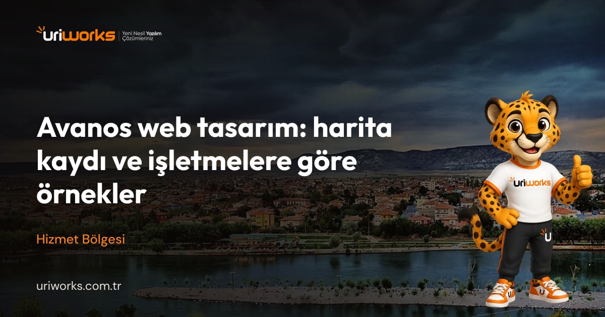 Avanos web tasarım: harita kaydı ve işletmelere göre örnekler