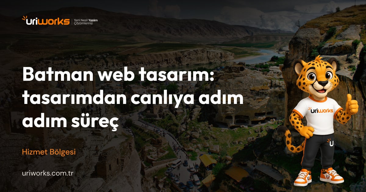 Batman web tasarım: tasarımdan canlıya adım adım süreç